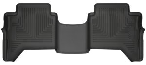 Ford Ranger SuperCrew Floor Mats - Rear - Husky Liners - WeatherBeater - Black - 2019